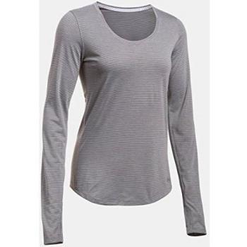 Under Armour Damen Streaker Threadborne Laufshirt – Grau, Small