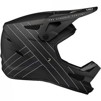 Casco Negro 100% Status, Talla 55-56 cm, Descenso