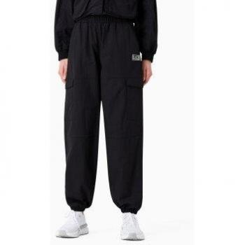 Emporio Armani EA7 Women's Straight Trousers, Black, Size XL