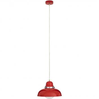 Jasper Pendant Ceiling Fixture in Red
