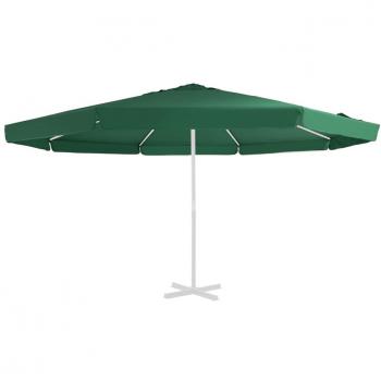 Tissu de rechange pour parasol extérieur vert 500 cm