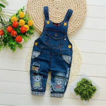 BibiCola Spring Denim Bib Pants