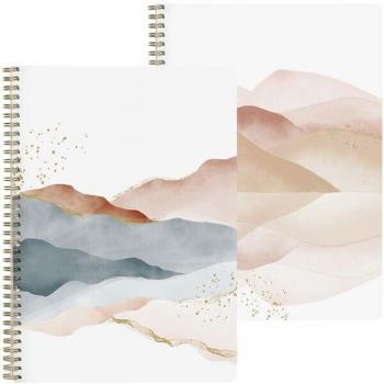Cahier à spirale Evanescence A4 148 pages lignées avec marge