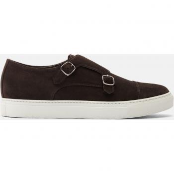 Scarossa Brown 12US Mens Fabio Monk Strap Athletic Shoes