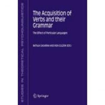Vitalsource Technologies, Inc. Acquisition Of Verbs And Their Grammar: