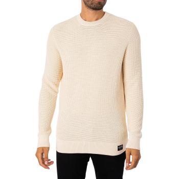 Pull Crème Homme Superdry Taille L