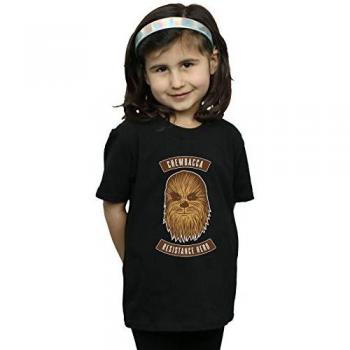 Disney Girl Chewbacca Hero T-Shirt (Black, 9 Years)