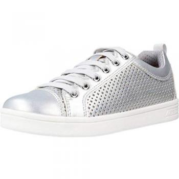 Sneaker Geox per Bambina Djock Silver EU 33