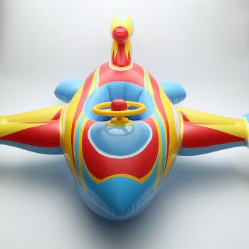 MOTOHOOD Airplane Swimming Pool Float for Children