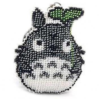 Handcrafted Needlework Key Ring Starter Pack: Star & Leaf Beads