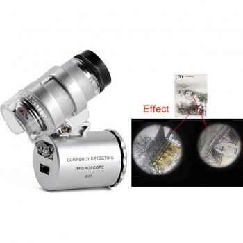 60x Magnifying Glass Loupe with LEDs and UV Light