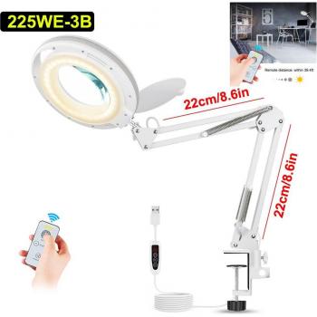 Iluminador Oficina NEWACALOX 5x y Lupa