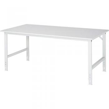Mesa de trabajo con soporte RAU 493148, dimensiones 60 × 30 mm y plataforma 2000 mm