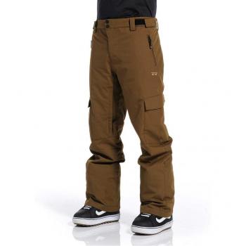 Rehall BROWNIUM L Pantaloni lunghi marrone scuro