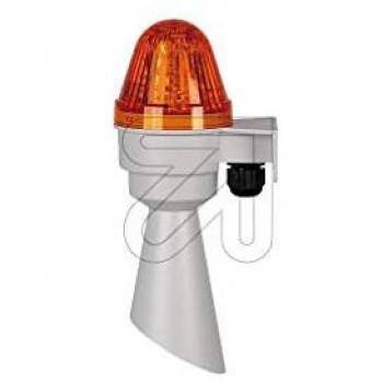 Grey Mini Hooter with Yellow Lens