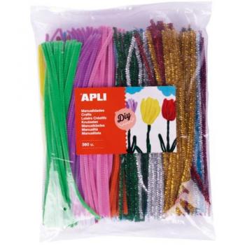 Limpiapipas Apli 360 unidades 30 cm colores