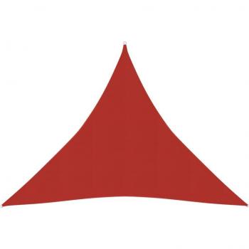 VidaXL 4x4x4 m Red Sun Shade Sail 160 g/m² HDPE