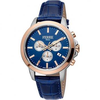 Reloj Hombre Ferrè Milano Azul y Cromado