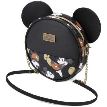 Karactermania Bandolera Mickey Mouse, 18 cm, Color Negro