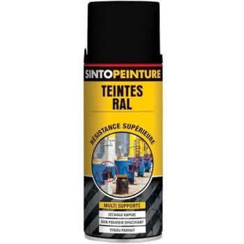 Peinture de maintenance noir mat 400ml SINTO