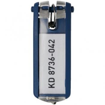 SLEUTELLABEL DURABLE 1957 MET RING BLAUW