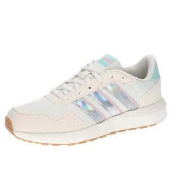 Adidas Scarpe Run 60s Off White / Off White / Semi Flash Aqua EU 37 1/3