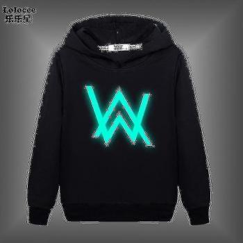 Abrigo Básico Luminiscente Negro para Adolescentes