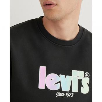 Sudadera de otoño/invierno para hombre de Levi's, colores sólidos y cuello redondo