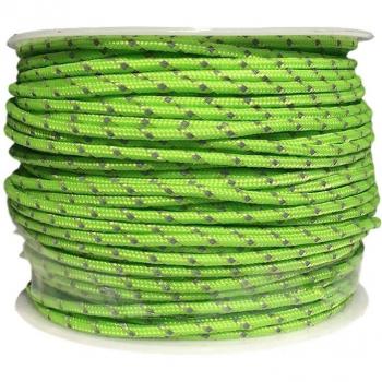 Angeln‑Lange Paracord 50 m, 2,5 mm – 3‑Kern‑Streifen, 280 LB, glänzend