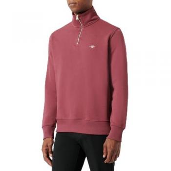 Men's GANT Mens Regular Fit Shield Logo Half Zip Sweatshirt