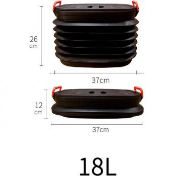 Seau pliant pour poubelle de voiture