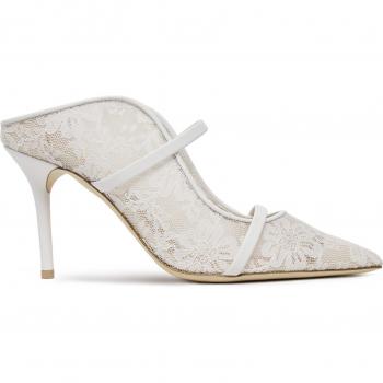 Pantoletten „Maureen“ (85/269), Farbvariante Weiß, Marke MALONE SOULIERS