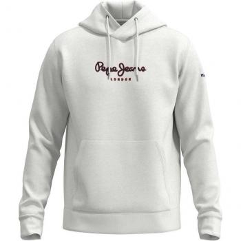 Felpa con Cappuccio Bianco Blu Scuro Rosso Pepe Jeans XXL