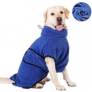 HAPPY HACHI Premium Mikrofaser-Strandtuch für Hund – Hohe Kapazität, 100% schnell trocknen