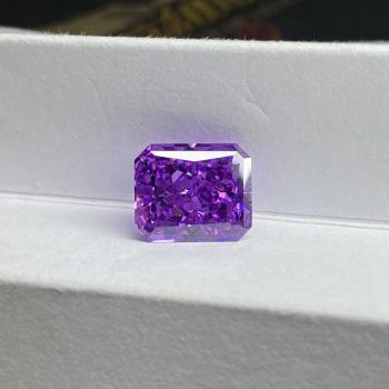 Meisidian 6A Circonia Cubo Púrpura 10x12mm