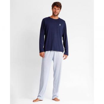 Admas 60270-0-000204 Pijama hombre 3XL marino, casual, algodón