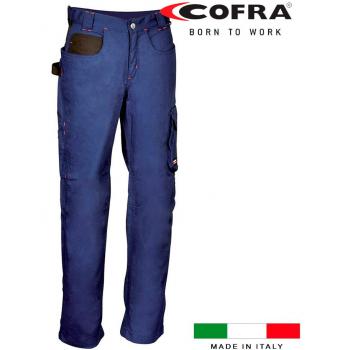 Pantaloni da lavoro donna Cofra Walklander blu navy e nero taglia 34