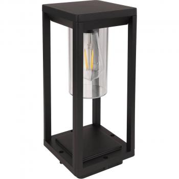 Candela Außenleuchte Aluminium Druckguss schwarz matt, 1x E27 LED