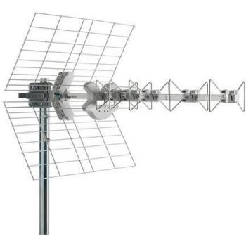 Antenna TV Esterna UHF a Larga Banda DVB 42 Elementi