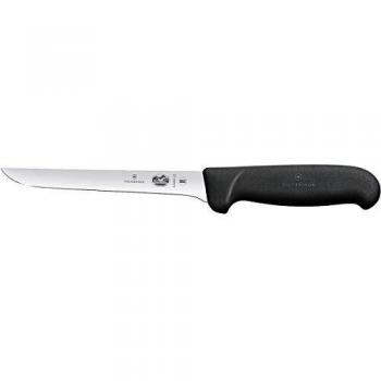 VICTORINOX Ausbeinmesser Fibrox Safety Grip silber, schwarz