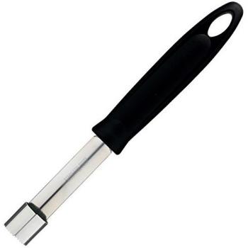Stainless Steel Apple Corer with Black Handle