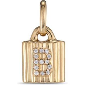 Charm exclusivo de oro con topacios brillantes