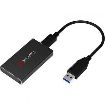 VKTECH Typ C mSATA SSD Gehäuse USB 3.1 Adapter