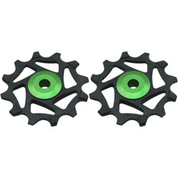 Two‑Piece Rear Gear Guide Wheels for BMX/MTB – Sram/Shoeworks
