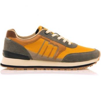 Mustang para hombre. Zapatillas deportivas estilo running mostaza