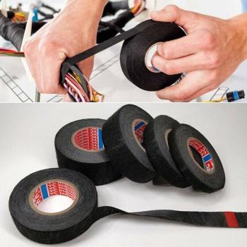 Cinta de arnés de coche 15mm x 15m con sonido amortiguador fieltro