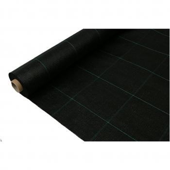 Malla Antimaleza Fun&Go 1 × 100 m, Negro, 100 g/m² y Alta Resistencia UV