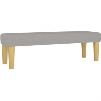 Sofa de jardin gris clair, 1m x 0,3m