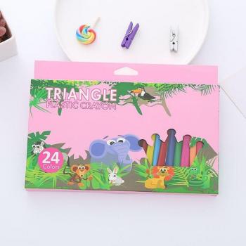 Lytwtw Cartoon Animal Crayon Set