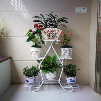 Floor-Standing Potted Plant Shelf